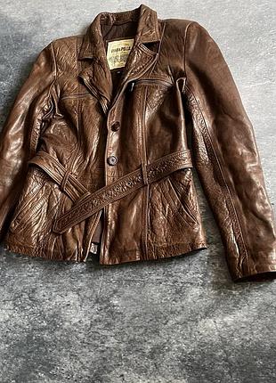 Куртка жіноча шкіряна rino pelle, шкіра ягня, s