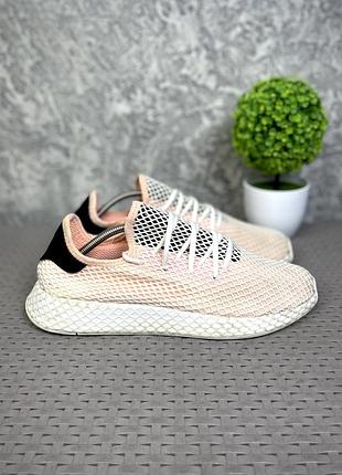 adidas pure deerupt runner кроссовки 46 размер беговые розовые оригинал