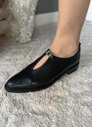 Шкіряні туфлі sassofono, розмір 39 (устілка 25см)