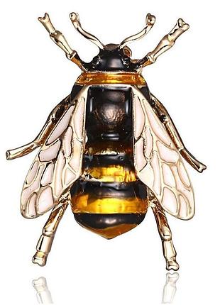 Брошь пчела как живая, 2807