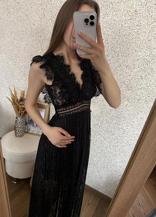 Чорна сукня від zara