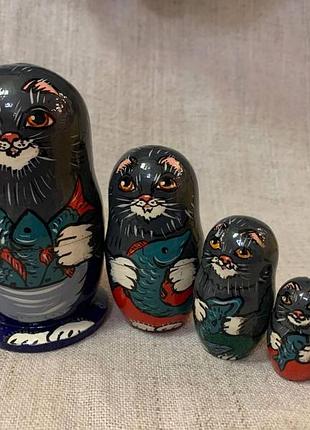 Матрешка деревянная, матрешка росписная, матрешка 5-ка, матрешка 