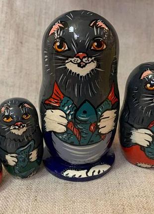 Матрешка деревянная, матрешка росписная, матрешка 5-ка, матрешка 