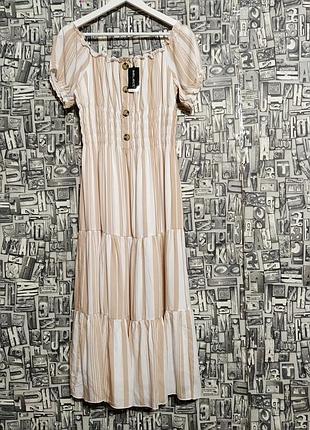 Новое натуральное миди макси длинное платье, платье от select.