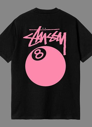 Футболка стусі з рожевою кулею