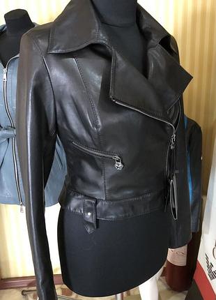 Сучасна шкіряна куртка,косуха жіноча