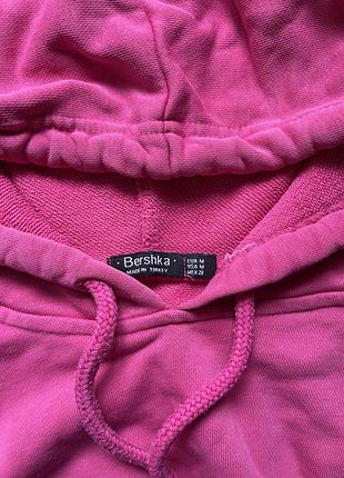 Худі рожеве, укорочене