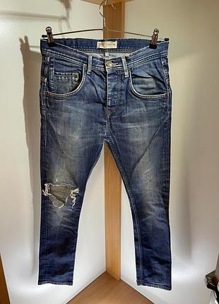 Зауженные мужские джинсы river island 28-30 размер