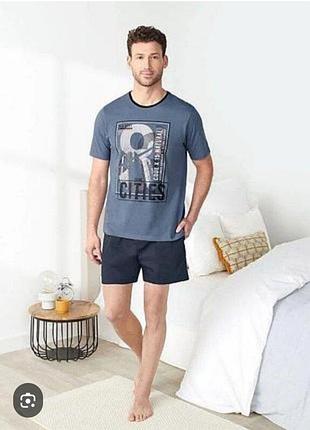 Чоловіча піжама з бавовни р.xl 54-56 український