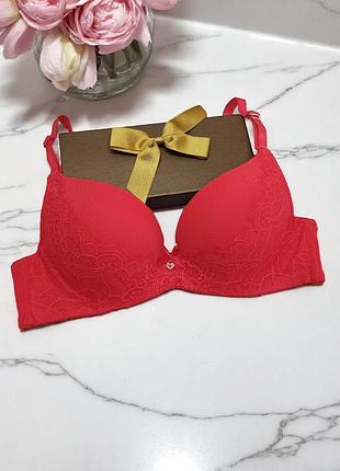 Бюстгальтер milledorr, червоний, поролон