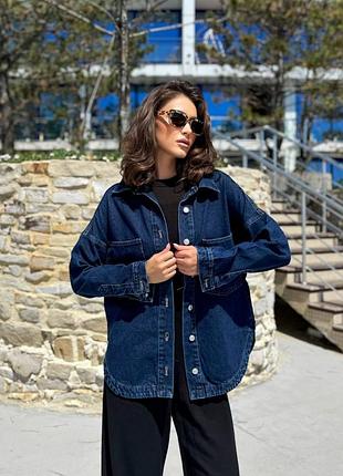 Стильна джинсова сорочка