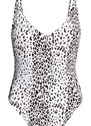 Суцільний леопардовий купальник s -m розмір