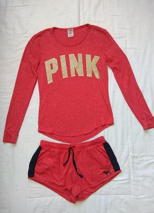 Женская пижама pink от victoria's secret m