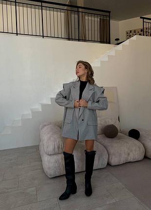 Жіночий діловий класичний жакет піджак кашемір