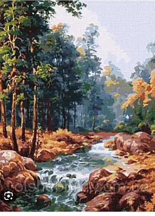 Картина по номерам пейзаж 20 на 30 см а4