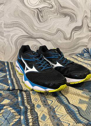 Кроссовки mizuno wave ultima 9 black/wht/blue 41р.