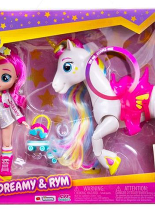 Набор кукла и единорог cry babies bff дремные &amp; рима