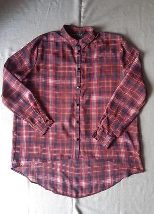 Шифоновая рубашка накидка 100104