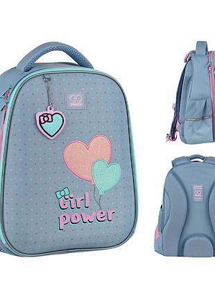 Рюкзак школьный полукаркасный gopack education girl power go25-165m-1