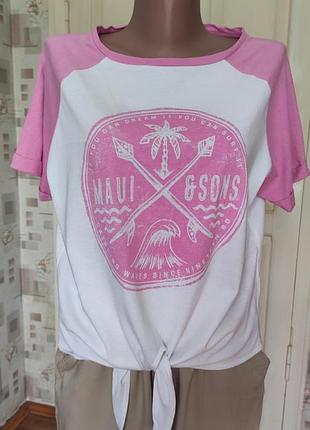 Стильная футболка 100% коттон италия.