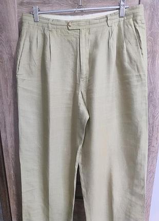 Брюки 100% льон zanella