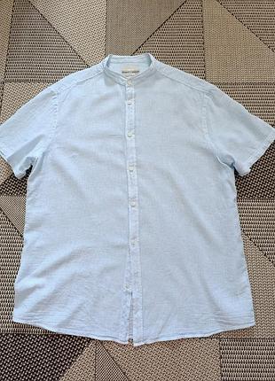 Сорочка теніска з льону короткий рукав xxlр.
