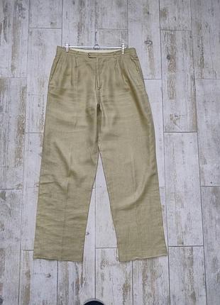 Брюки 100% льон zanella