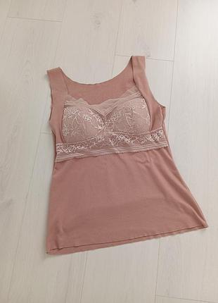 Майка с бюстгальтером