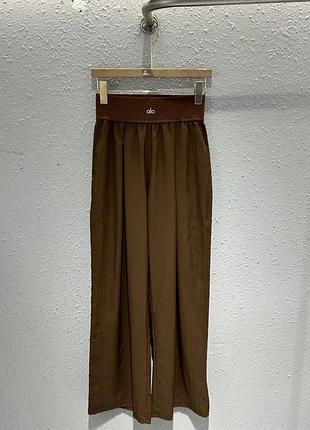 Штани кюлоти alo yoga кюлоты спортивные широкі палаццо штаны брюки s m l широкі спортивні