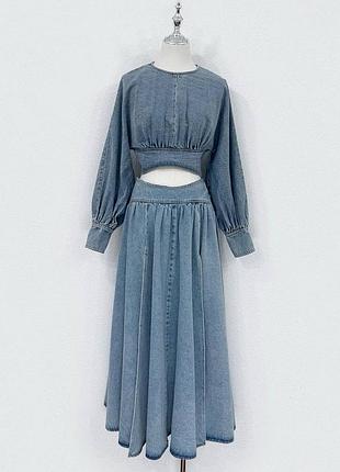 Юбка джинсовая9 фото