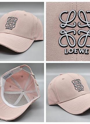 Кепка бейсболка loewe чорна біла