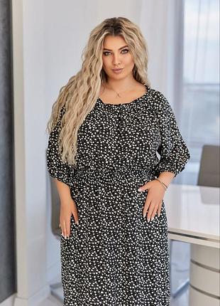 Жіноча довга сукня до 58 розміру7 фото