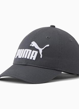 Бейсболка puma, колір темно-сірий😍 кепка бейс