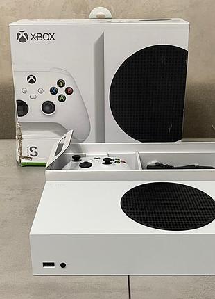 Игровая приставка microsoft xbox series s, 512gb, новая, полный комплект приставка полностью новая