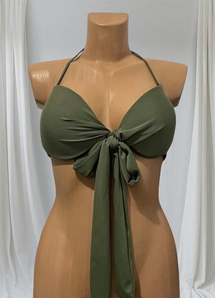 Верх від купальнику кольору хакі 80с