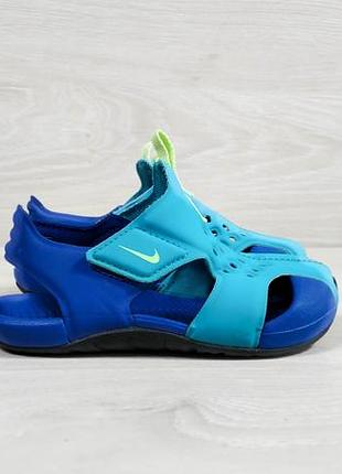 Детские закрытые сандалии босоножки на липучках nike оригинал, размер 25