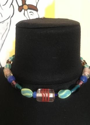 Намисто чокер муранське скло кераміка вінтаж