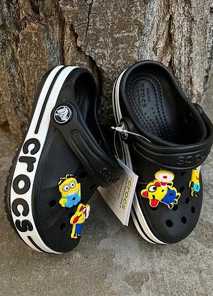 Crocs kid's детские кроксы сабо crocs bayaband kids black черные детские кроксы сабо crocs