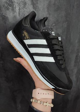 Кроссовки adidas eqt bask adv triple black mens and womens shoes