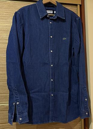 Джинсова сорочка lacoste