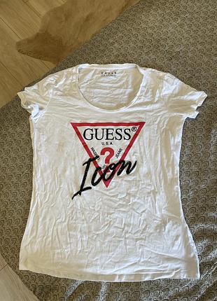 Футболка майка летняя женская guess LEM03 бренд оригинал
