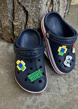 Crocs bayaband kids дитячі крокси сабо crocs bayaband kids clog navy сині усі розміри у наявності