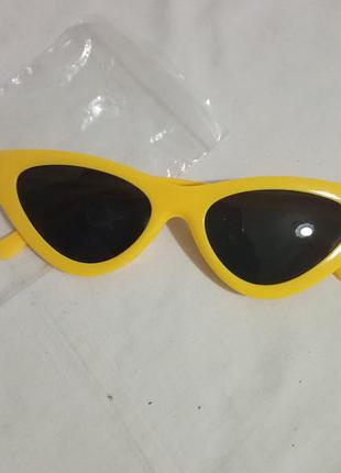 Молодежные очки кошачий глаз, лисички