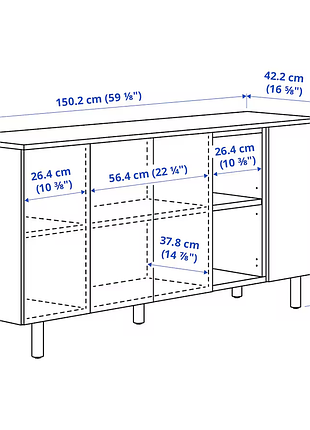 Комод ledamot ikea 405.447.40 7