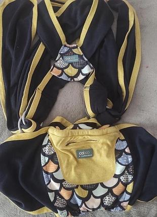 Слінг шарф переноска кенгурушка немовля caboo cotton blend sofia 3