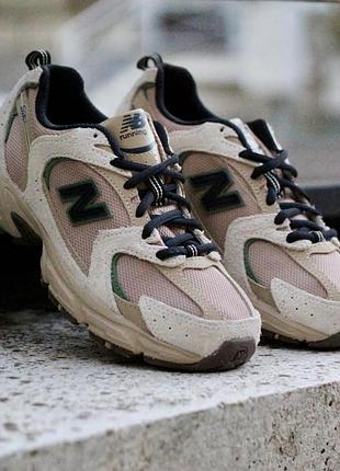 Стильні трендові кросівки new balance 530 'linen flat taupe' mr530snd оригінал5 фото