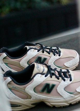 Стильні трендові кросівки new balance 530 'linen flat taupe' mr530snd оригінал3 фото