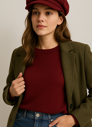 Женская шерстяная кепка camilla newsboy mayser m-57