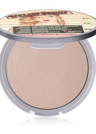 Thebalm mary-lou manizer highlighter & shadow хайлайтер, шиммер и тени