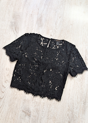 Горюровый топ женский черный forever21